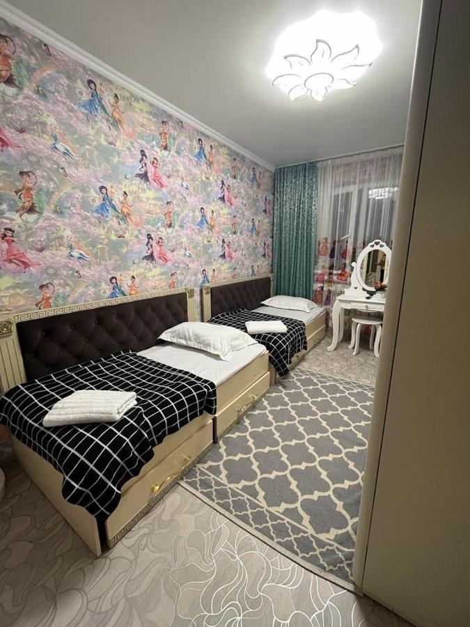 Уютная Трёхкомнатная Квартира В Центре Алматы Almaty Luaran gambar